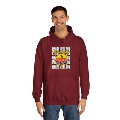 Vibrant College Spirit Hoodie, Unisex College Hoodie