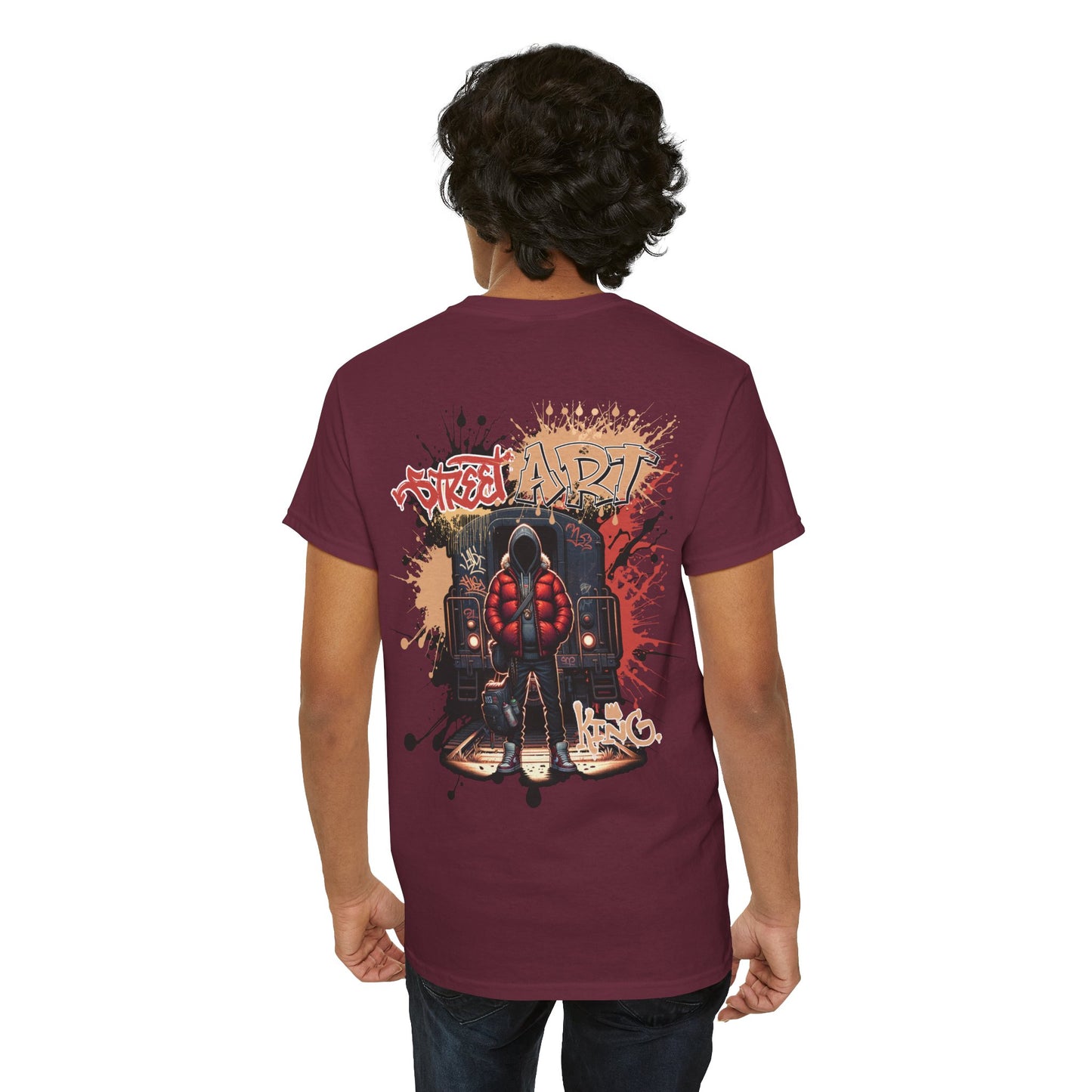 Urban Street Art Tee, Graphic T-Shirt, Casual Wear, Artistic Gift, Street Style Top, Hip-Hop Fashion Shirt Unisex - Graffiti