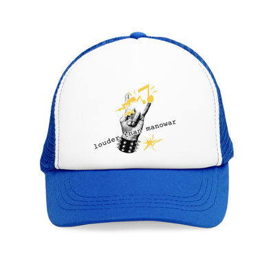 Punk Mesh Cap "louder than manowar"
