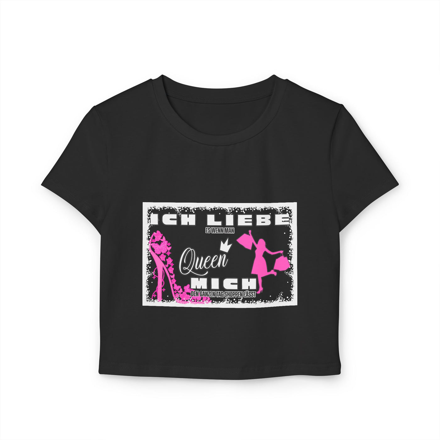 Cropped T-Shirt Ich liebe mich...