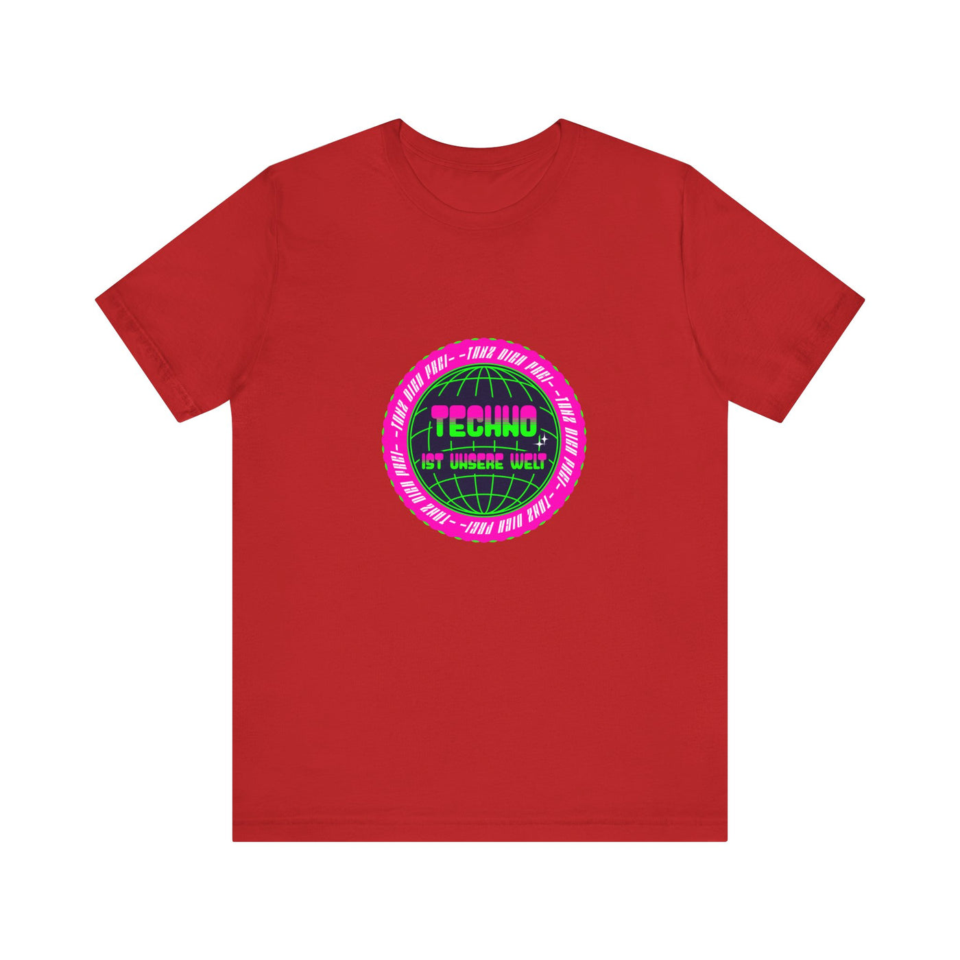 Tanz dich frei - Retro Techno Vibe Unisex Tee, Dance Party Shirt, Gift for Ravers, Festival Fashion,