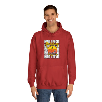 Vibrant College Spirit Hoodie, Unisex College Hoodie