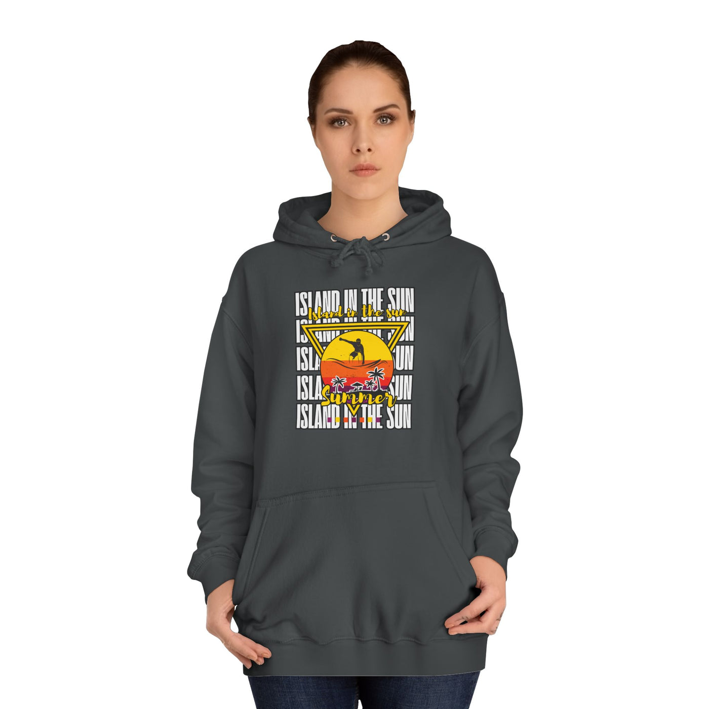 Vibrant College Spirit Hoodie, Unisex College Hoodie