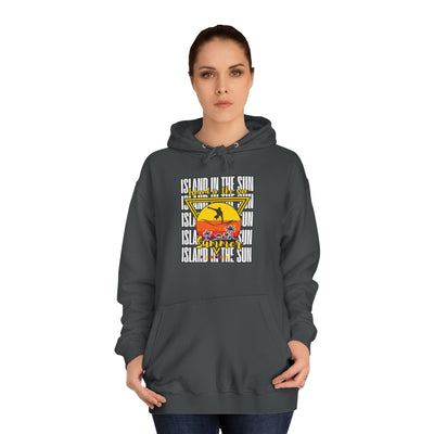 Vibrant College Spirit Hoodie, Unisex College Hoodie