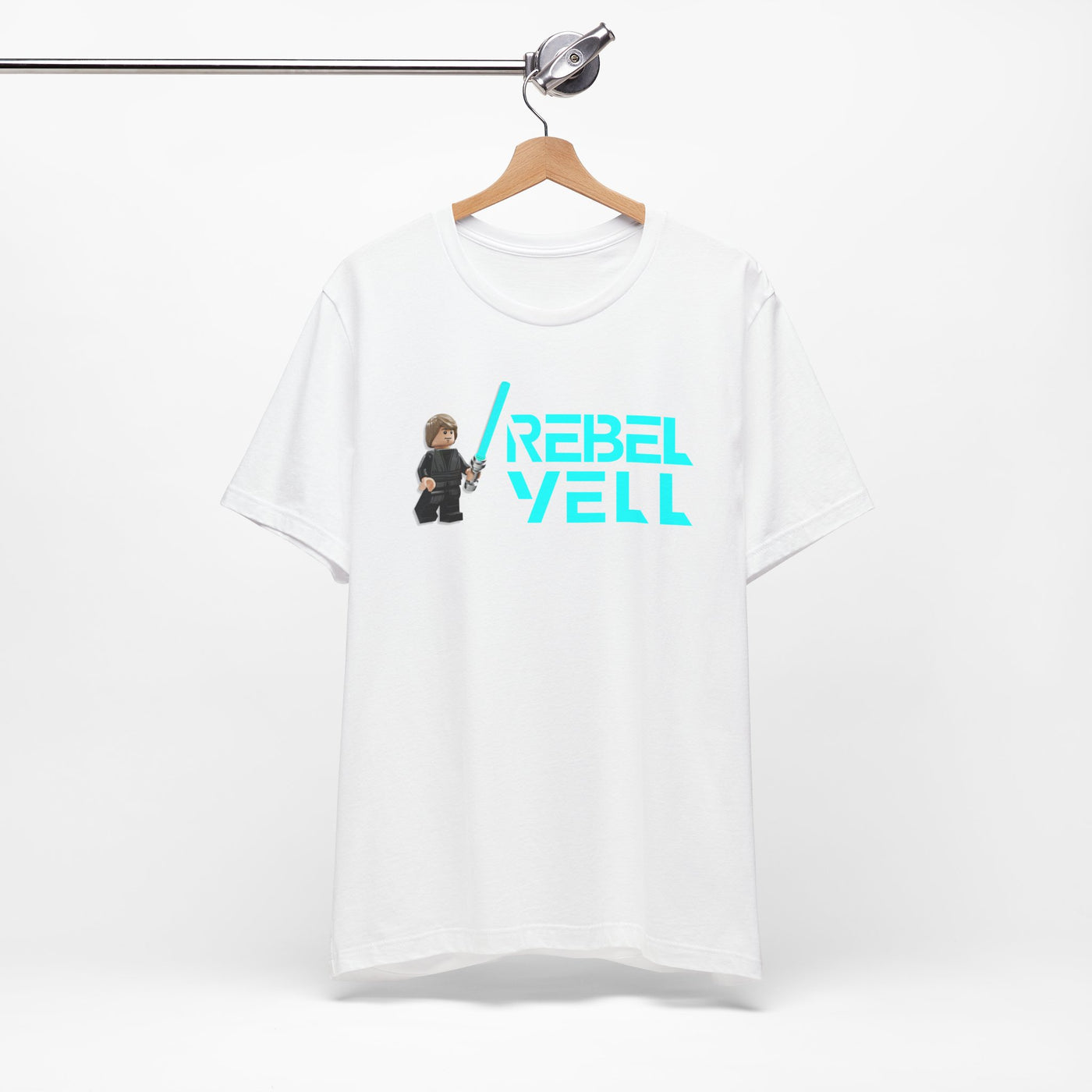 Cool Rebel Yell Luke Skywalker Unisex Jersey Tee - Short Sleeve Graphic T-Shirt for Fans