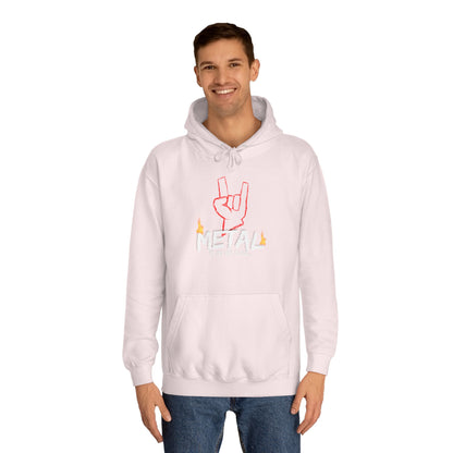 "Metal" Music Unisex College Hoodie