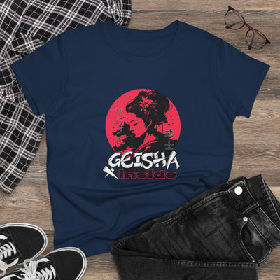"Geisha Inside"Fleece Shirt, Cozy