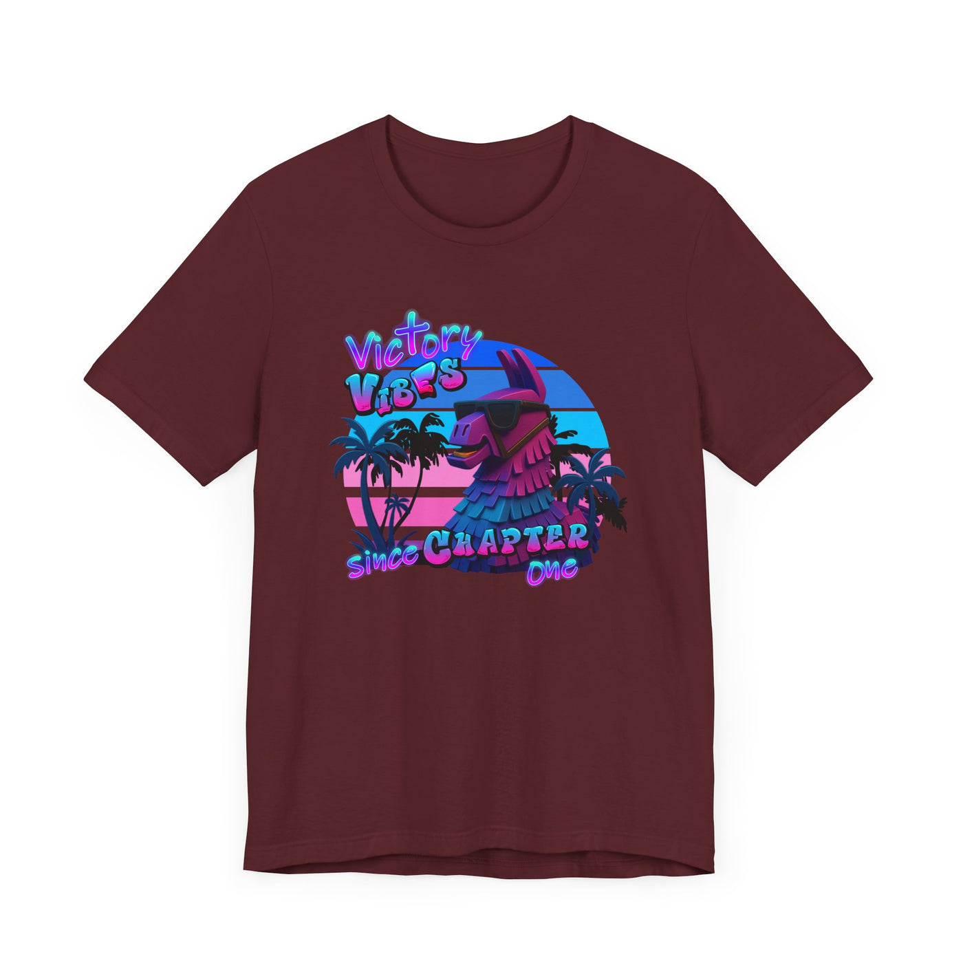 Retro Fortnite Vibe Unisex Short Sleeve Tee - 'Victory' Chapter One Graphic