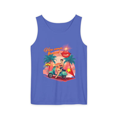 Retro Summer Vibes Tank Top Here comes the sun
