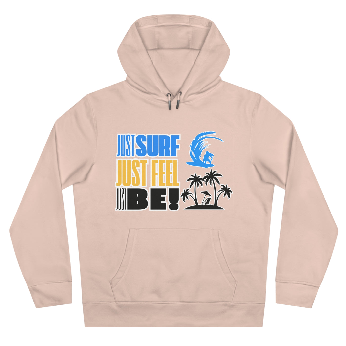 Just Surf Hooded Sweatshirt - Perfect for Beach Lovers and Surf Enthusiasts