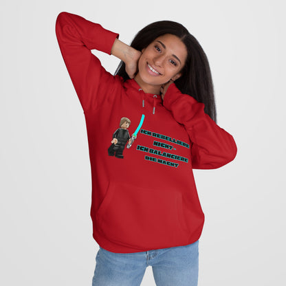 Star Wars Inspired King Hooded Sweatshirt - "I do not rebel - I balance the Force"