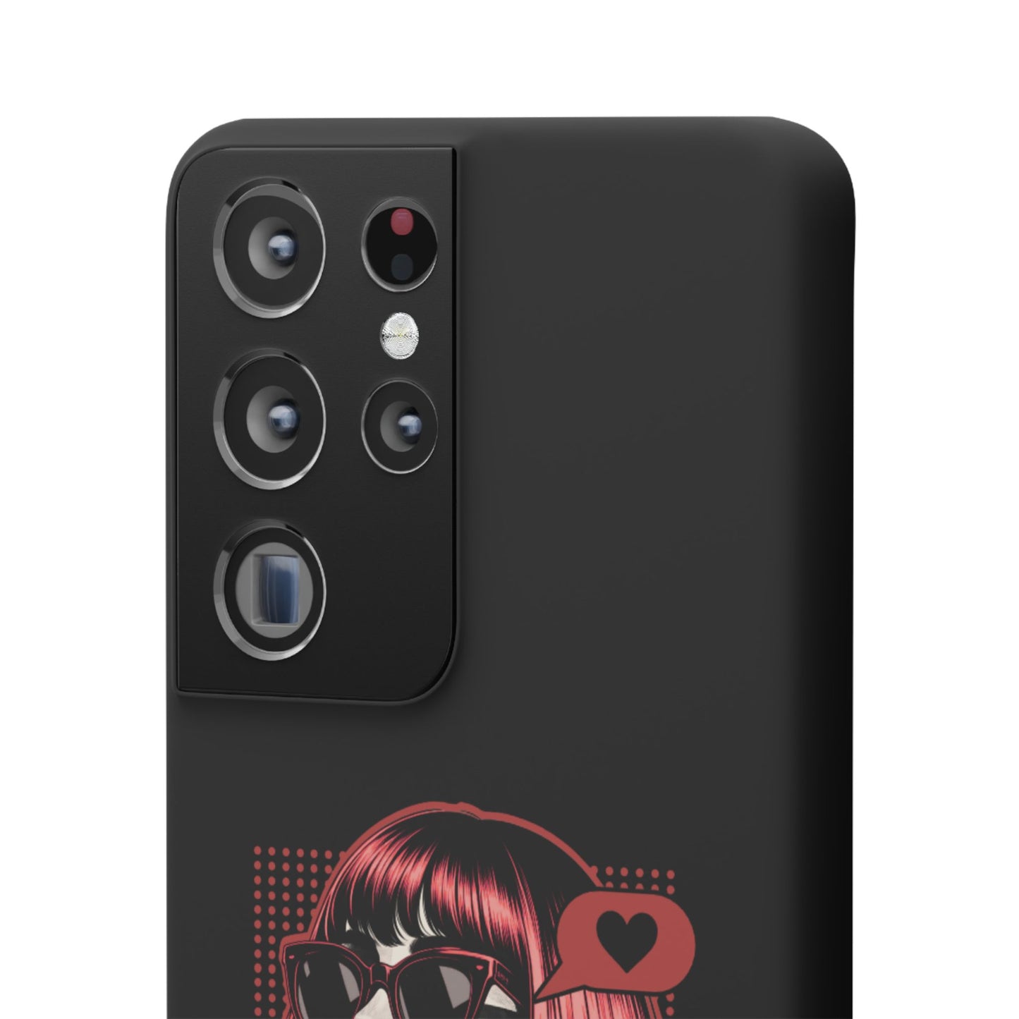 Retro Girl Snap Case Handyhülle