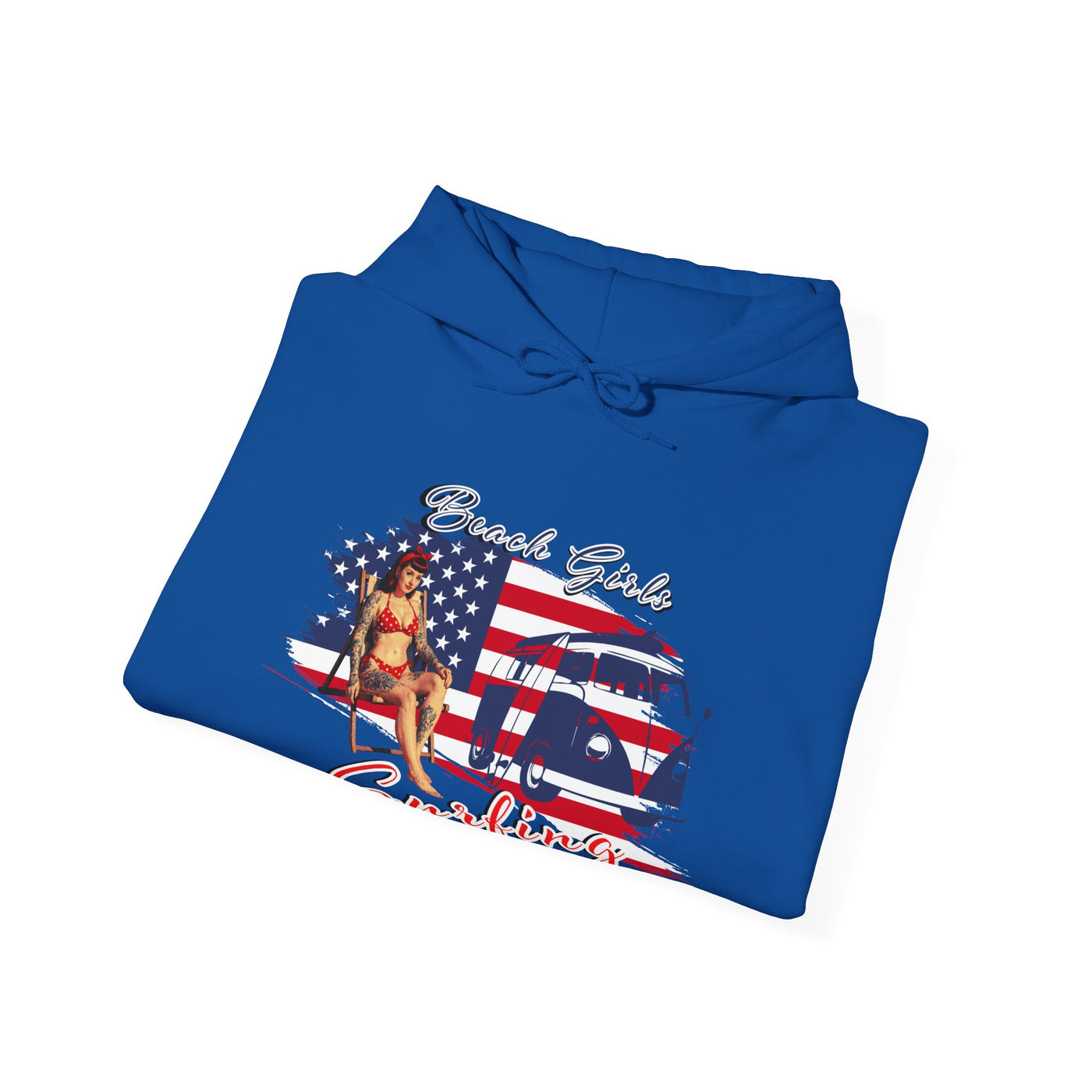 Beach Girls Surfing USA Hoodie