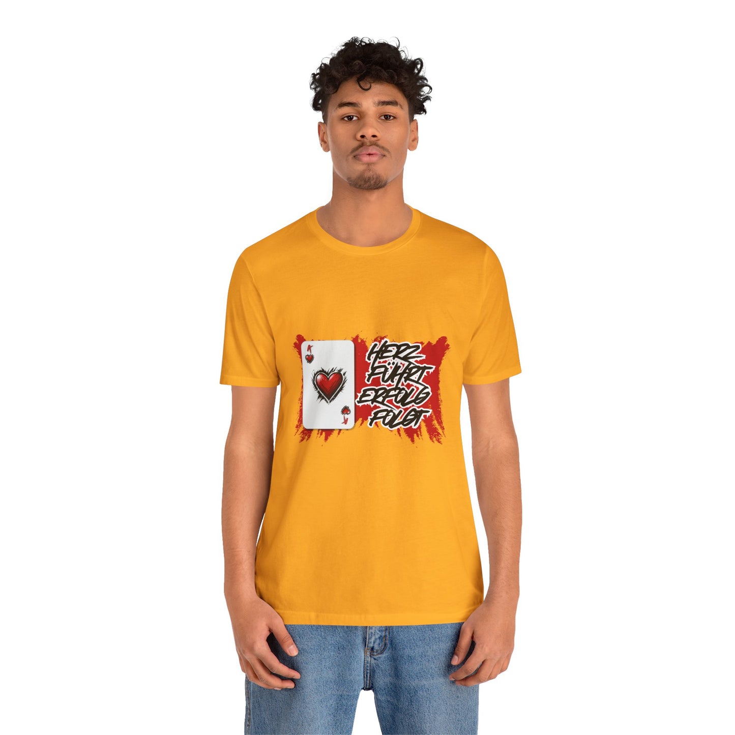 Herz führt Erfolg folgt- T shirt