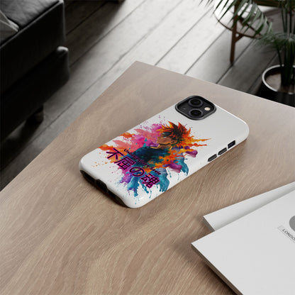"unbesiegbare Seele" Tough Cases - Colorful Anime Phone Case Handyhülle
