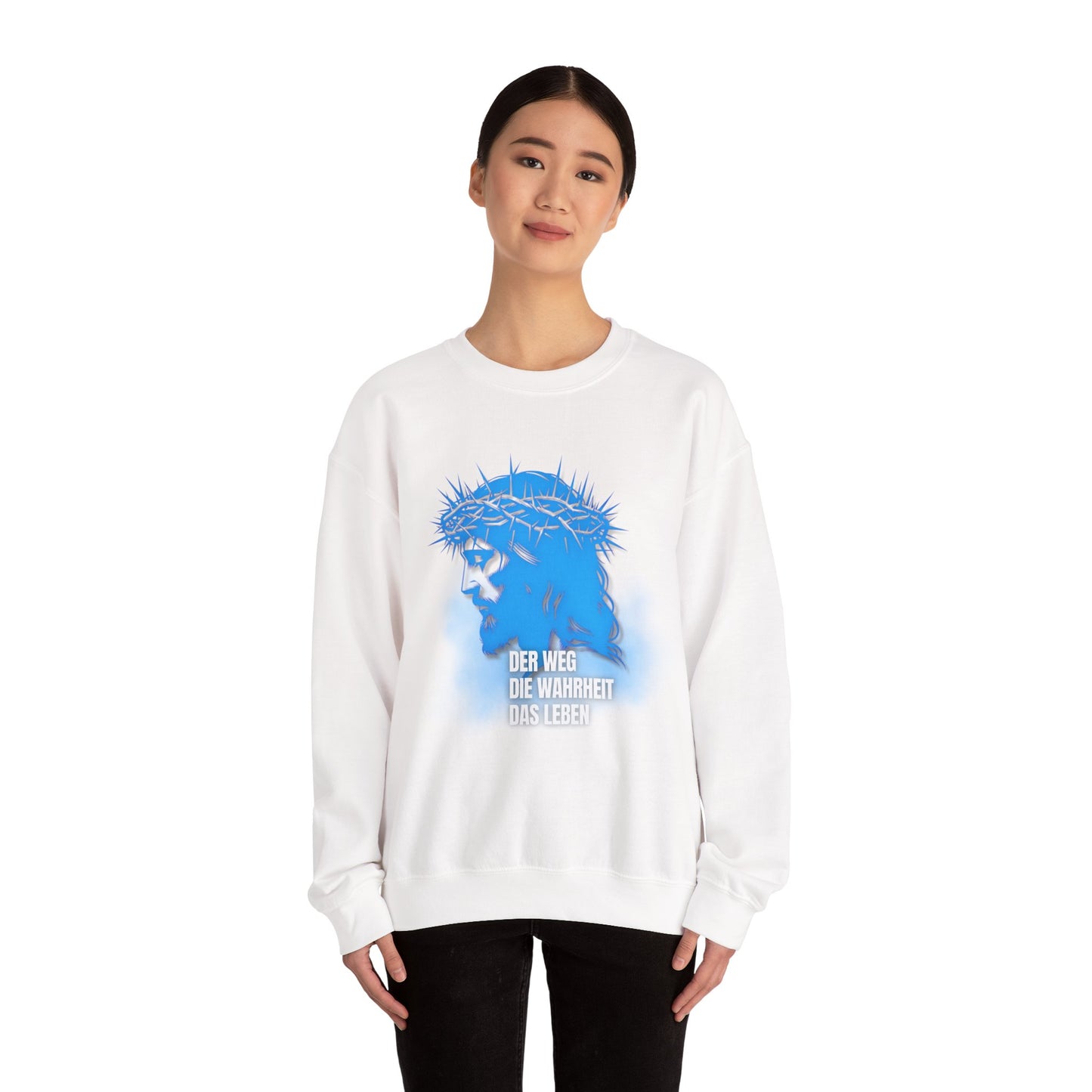 Sweatshirt Jesus "Der Weg - Die Wahrheit - Das Leben"
