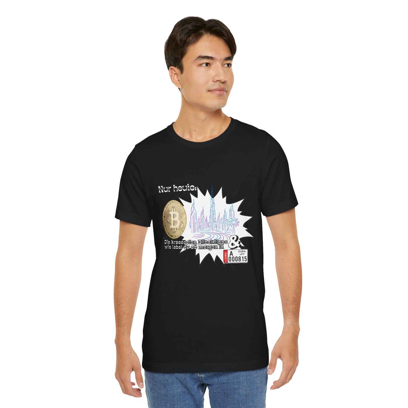 Bitcoins Dubai - Rosarote Welt - lass dich nicht verarschen T - Shirt