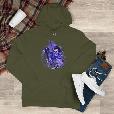 Rock 'n' Roll King Hooded Sweatshirt - 'The King Still Alive' Graphic