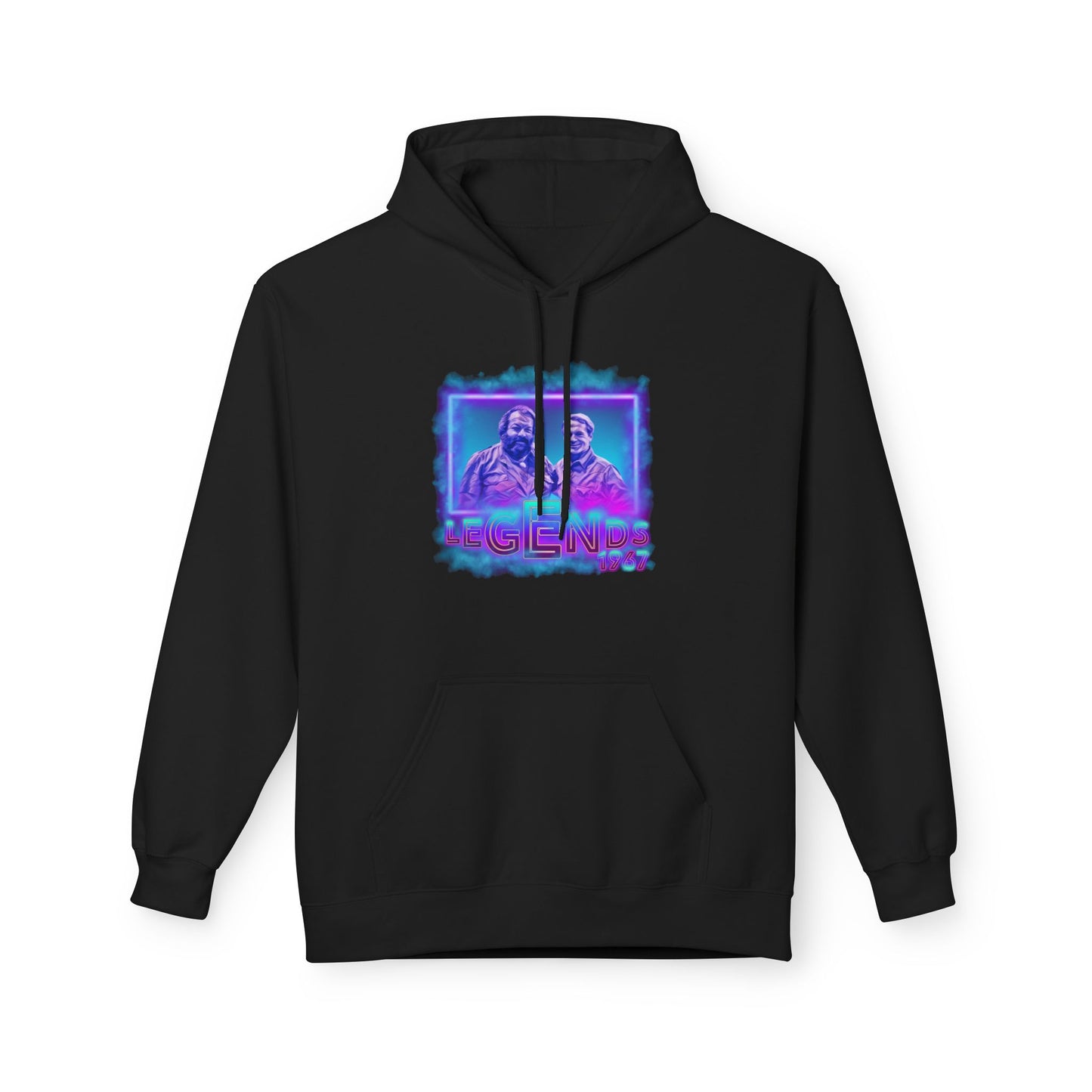 Legends Bud Spencer & Terence Hill Neon Fleece Hoodie - Unisex Retro Streetwear