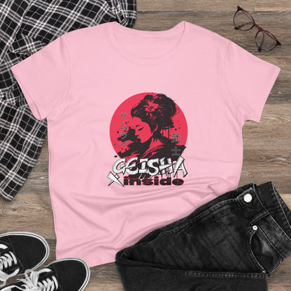 "Geisha Inside"Fleece Shirt, Cozy
