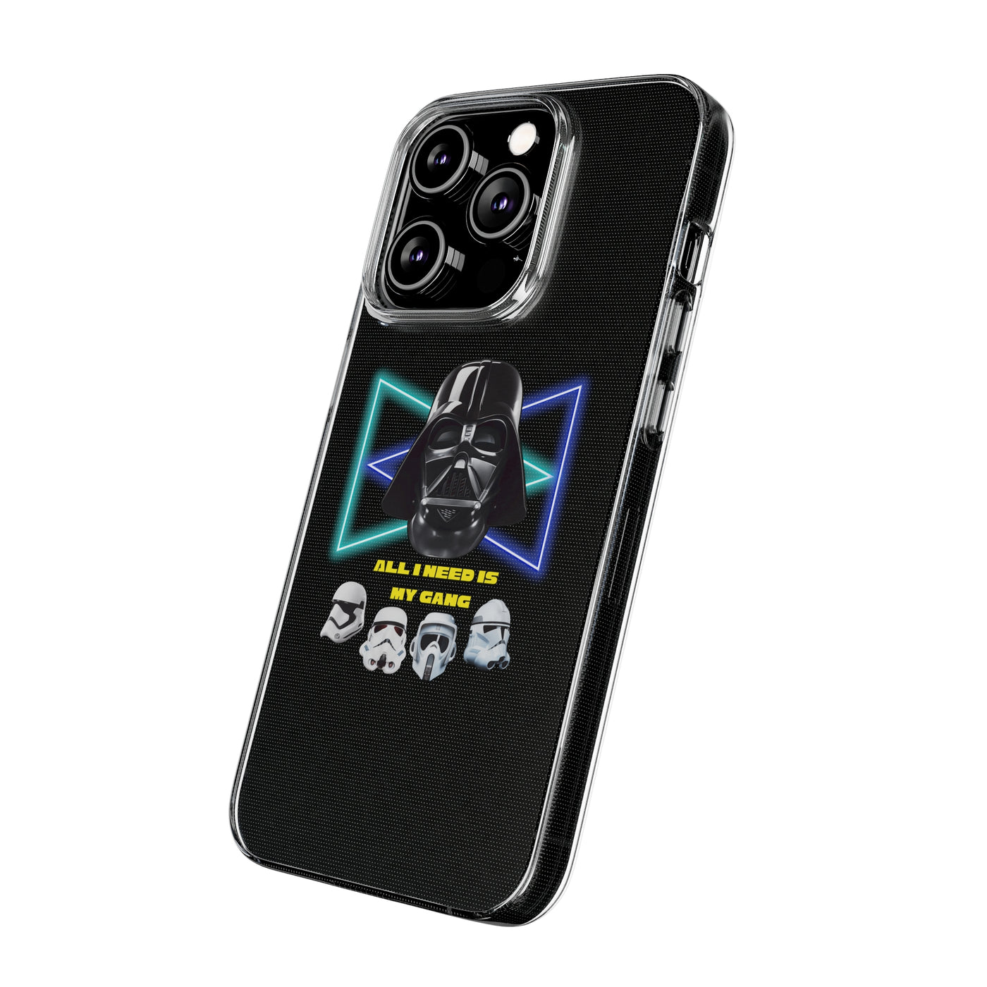 Handyhülle Darth Vader Phone Case, Star Wars Clear Silicone Phone Cover,  All I Need Is My Gang