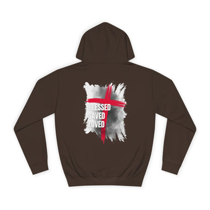 Jesus blessed - saved - loved Hoodie