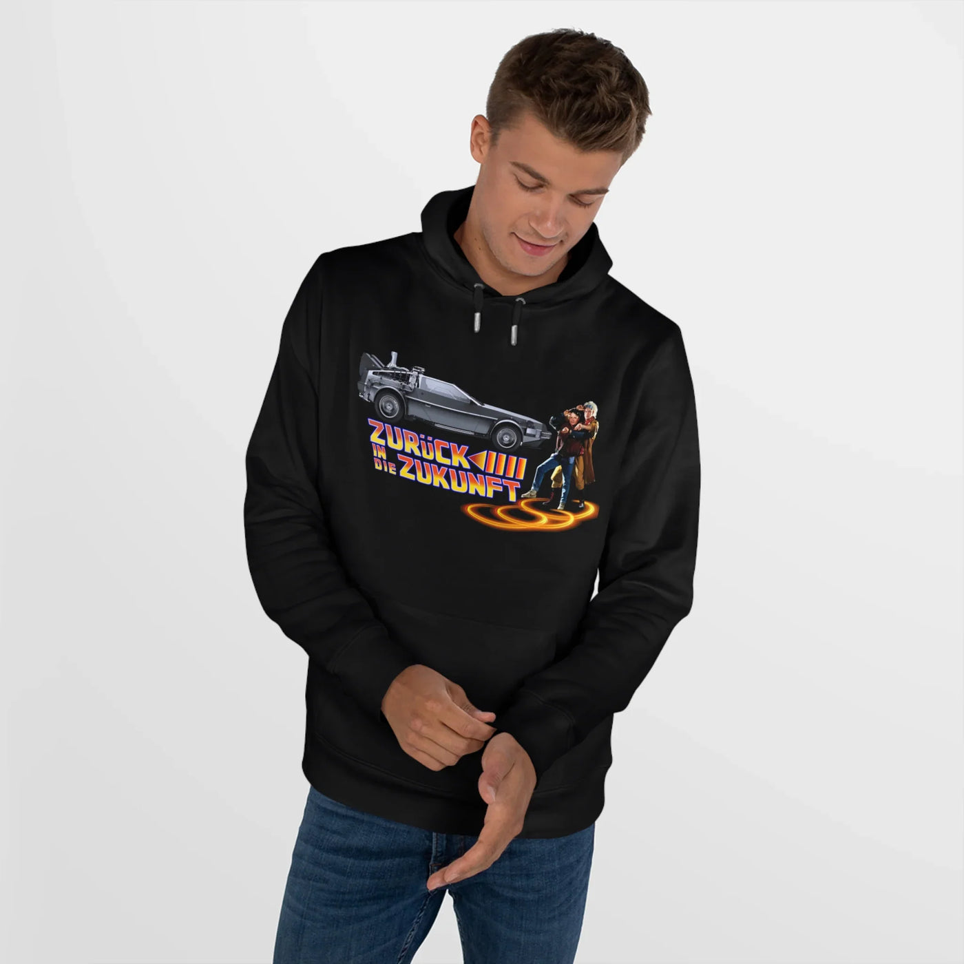 Back to the future - King Hooded Sweatshirt - Perfect for Movie Lovers and Casual Comfort 