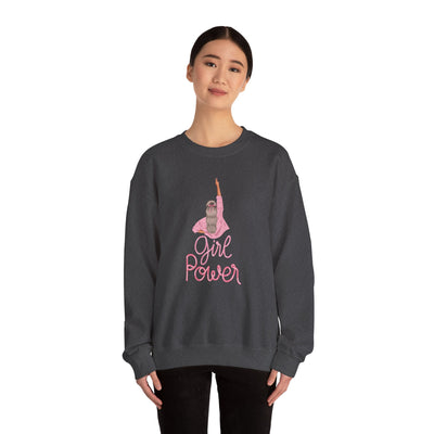 Girl Power Unisex Crewneck Sweatshirt,