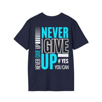 Unisex T-Shirt - Quit talking and start doing - Never give up...