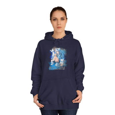 Hoodie, Anime Sweatshirt "Within darkness there is a light"