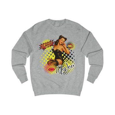 Retro Pop Art Unisex Sweatshirt - 'Bang', 'OMG', 'Wow' Statement Design