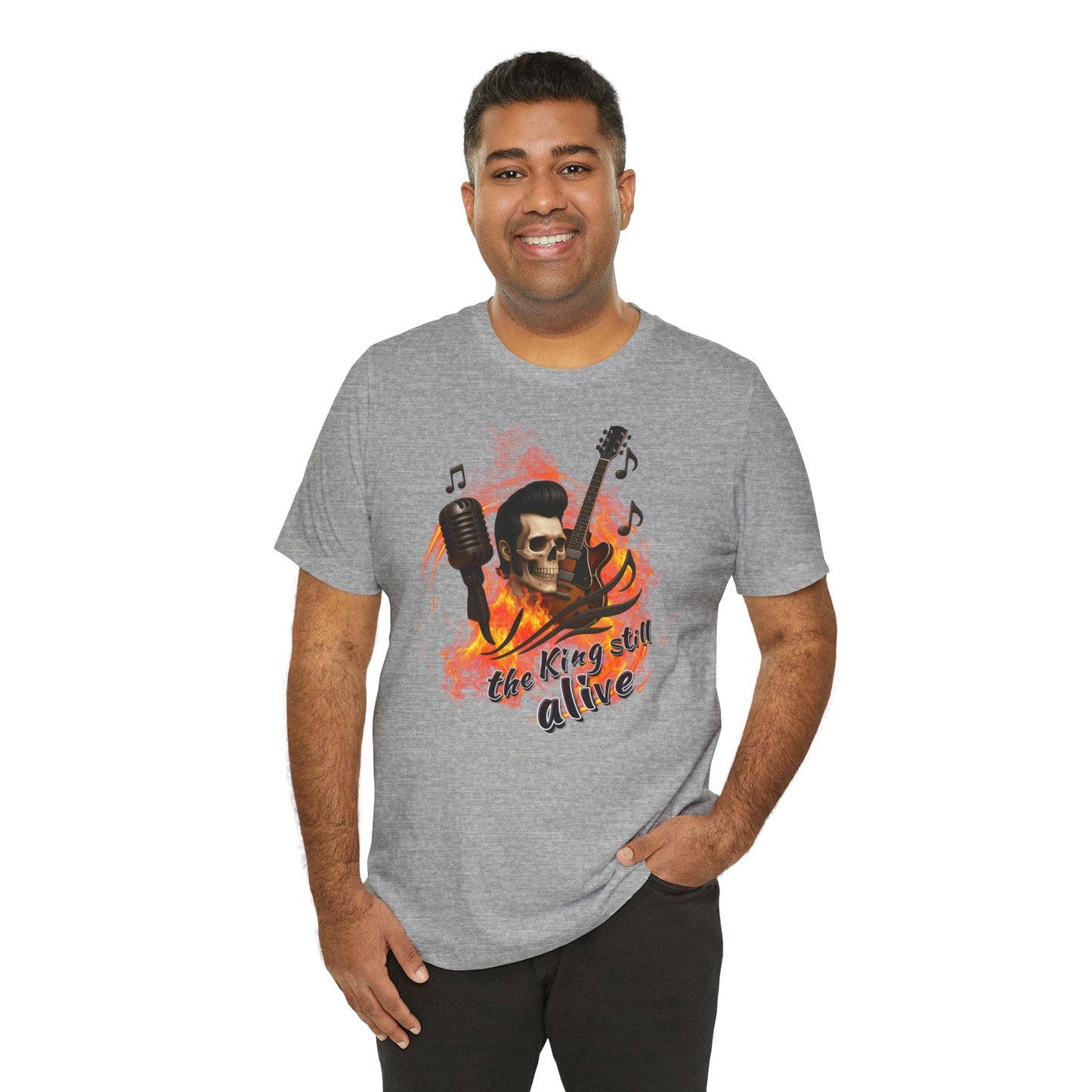 Music Vibes Unisex Jersey Tee - 'The King Still Alive' Graphic T-Shirt