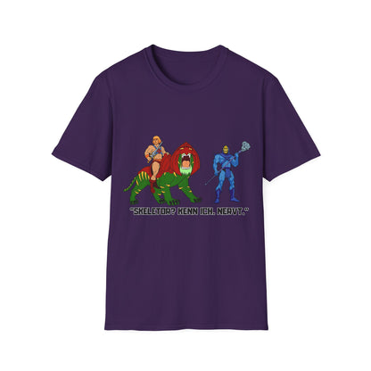 He-Man Retro Graphic Tee, Unisex Softstyle Shirt for Fans, Vintage Cartoon Apparel, Gift for Geeks, Nostalgic T-Shirt
