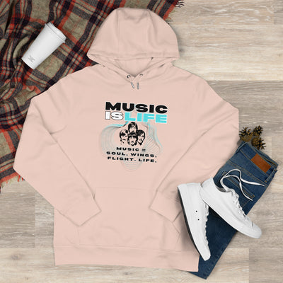 Beatles Music Is Life King Hooded Sweatshirt | Perfect for music lovers