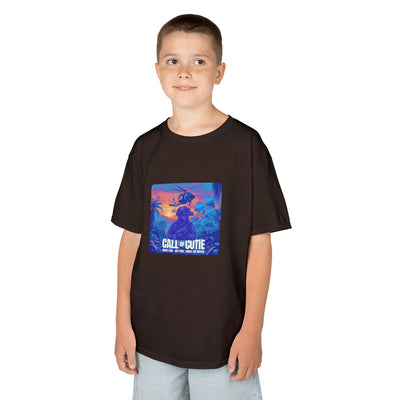 Call of Cutie Unisex Oversized Boxy Tee - Chill Vibes for Game Lovers for Teens