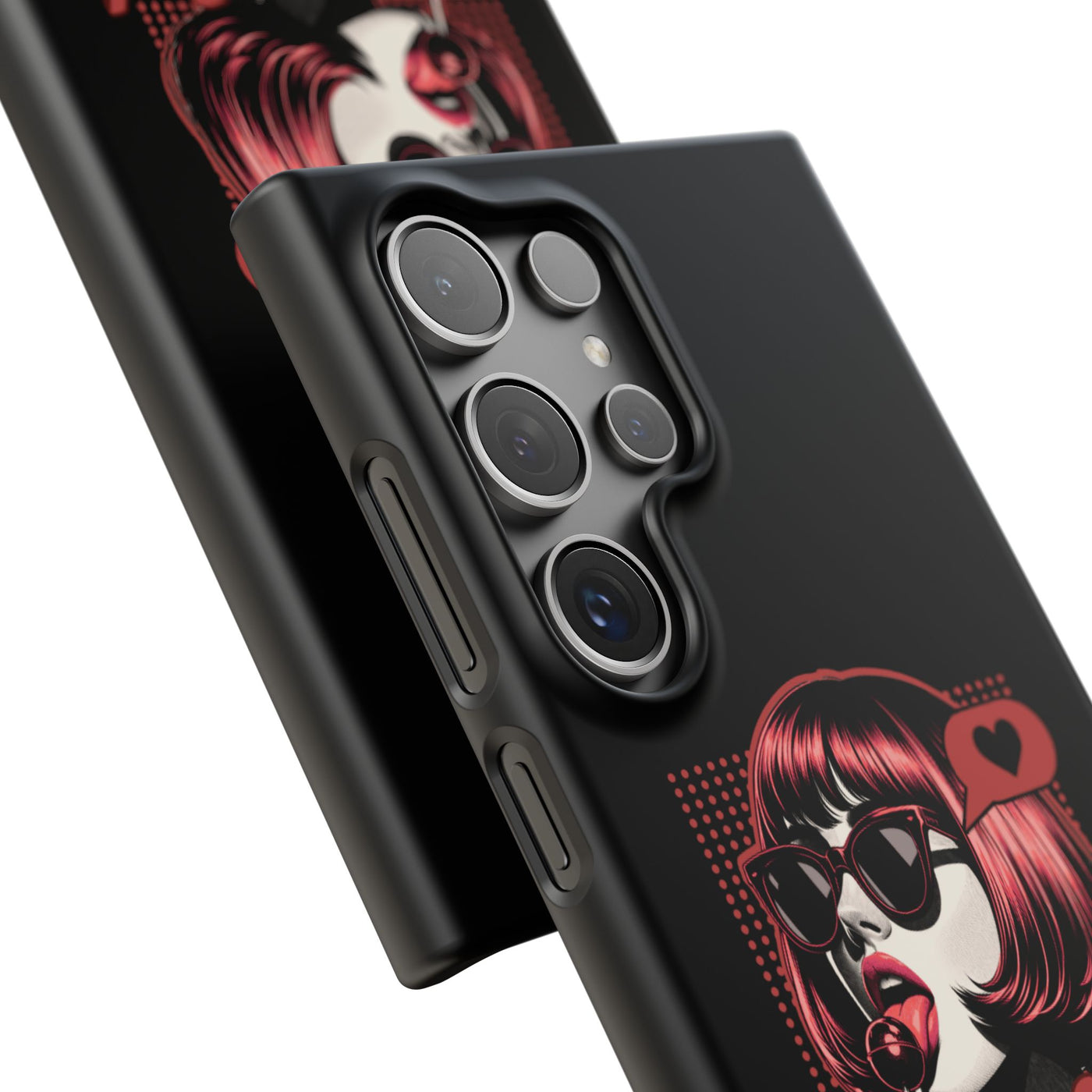 Retro Girl Snap Case Handyhülle