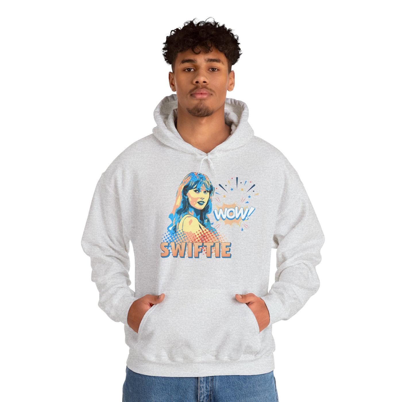'SWIFTIE WOW' Unisex Heavy Blend™ Hooded Sweatshirt - Perfect Gift for Fans 