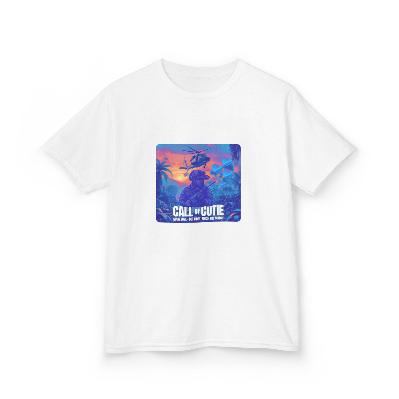 Call of Cutie Unisex Oversized Boxy Tee - Chill Vibes for Game Lovers for Teens