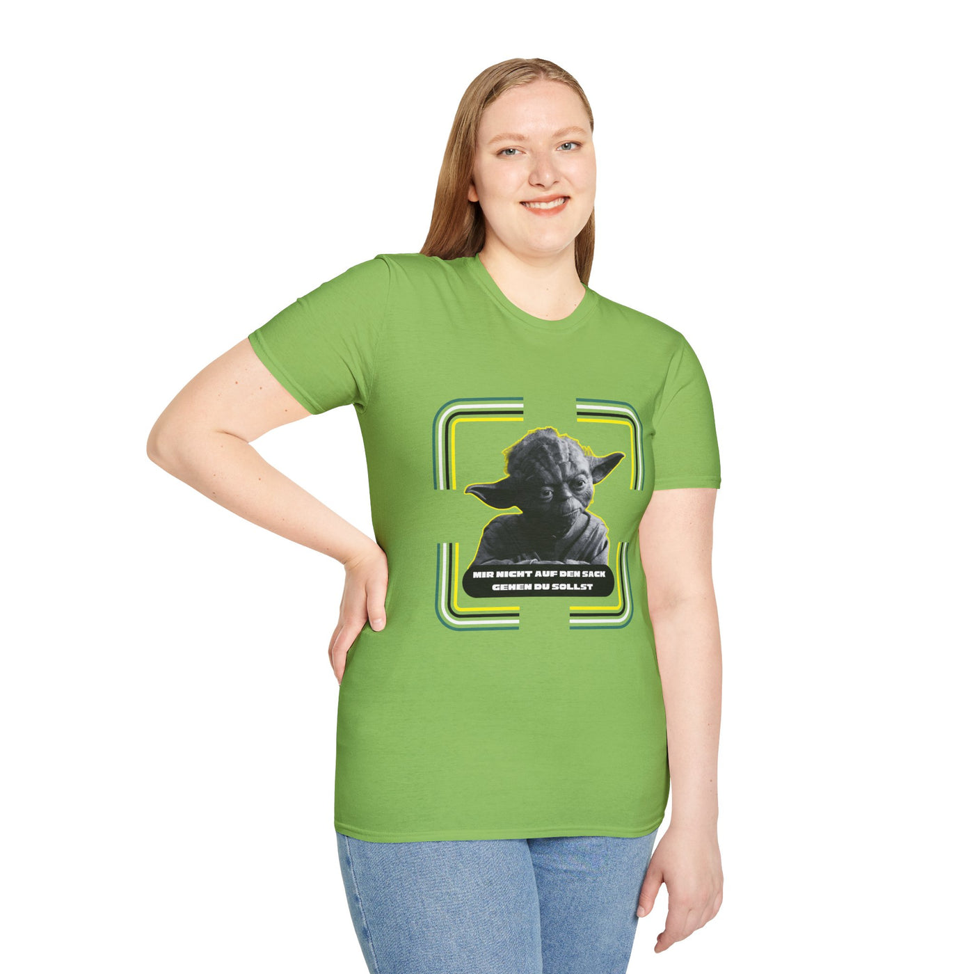 Yoda-Inspired Unisex T-Shirt - 'MIR NICHT AUF DEN... GEHEN DU SOLLST'