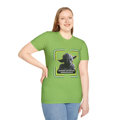 Yoda-Inspired Unisex T-Shirt - 'MIR NICHT AUF DEN... GEHEN DU SOLLST'