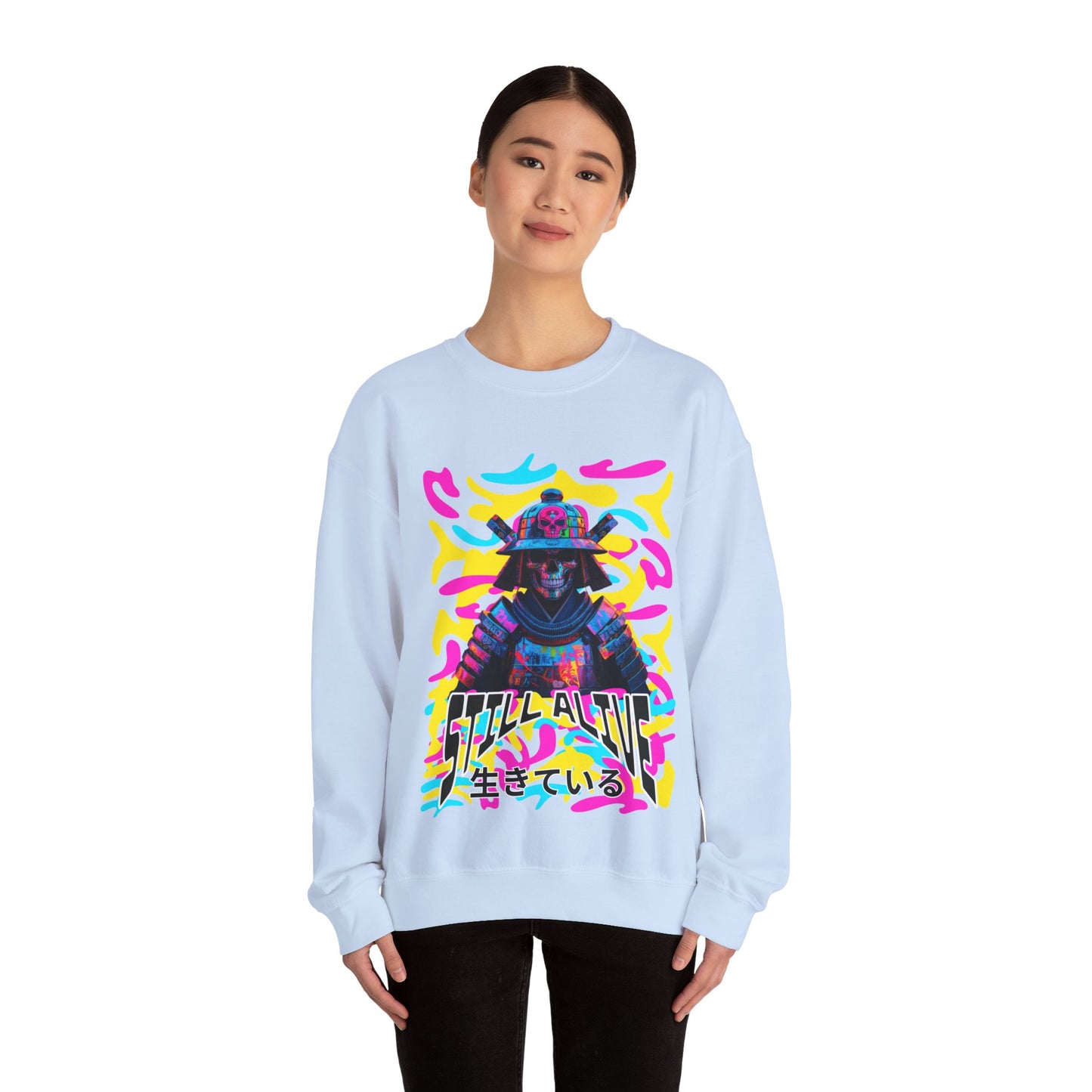 Samurai Still alive Sweatshirt - mit Japanischer Schrift