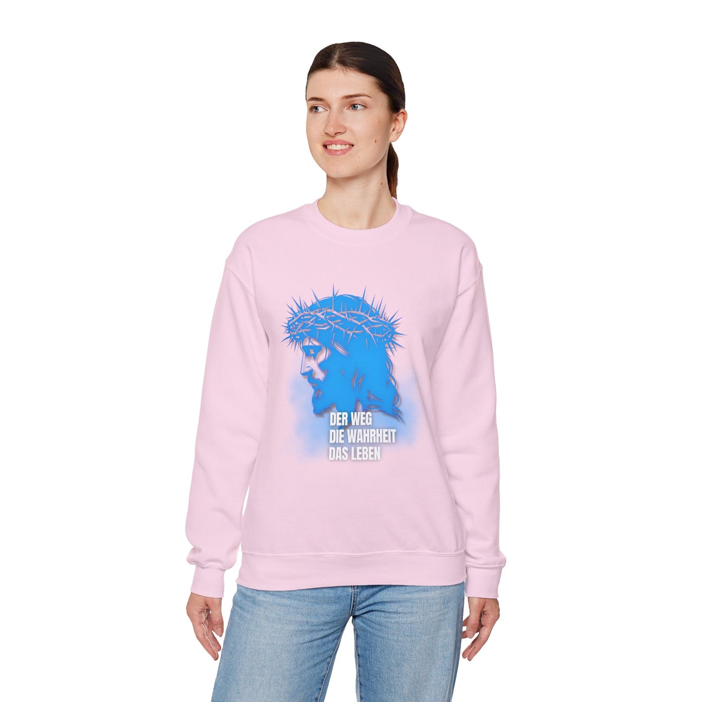 Sweatshirt Jesus "Der Weg - Die Wahrheit - Das Leben"