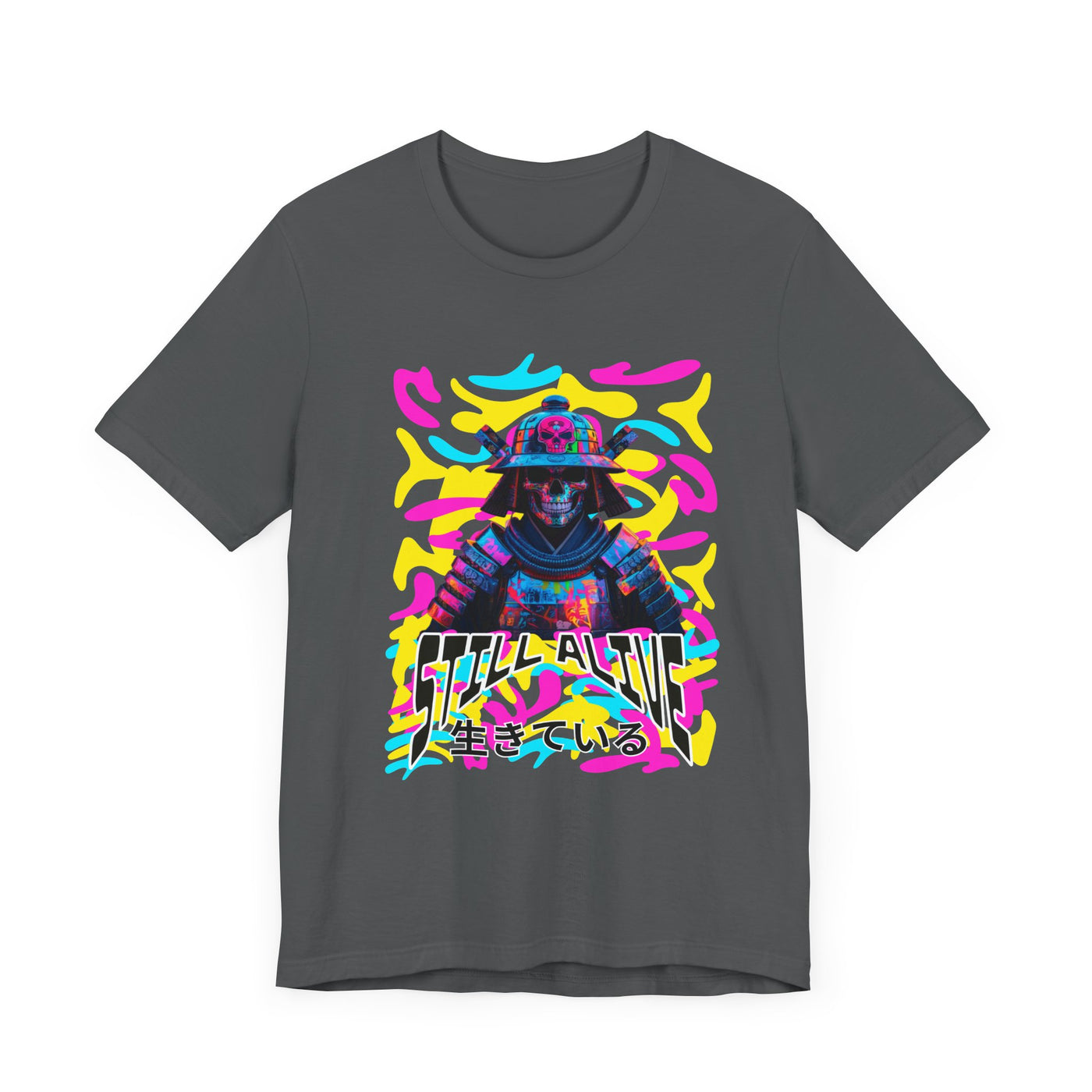 Samurai Still alive Shirt - mit Japanischer Schrift