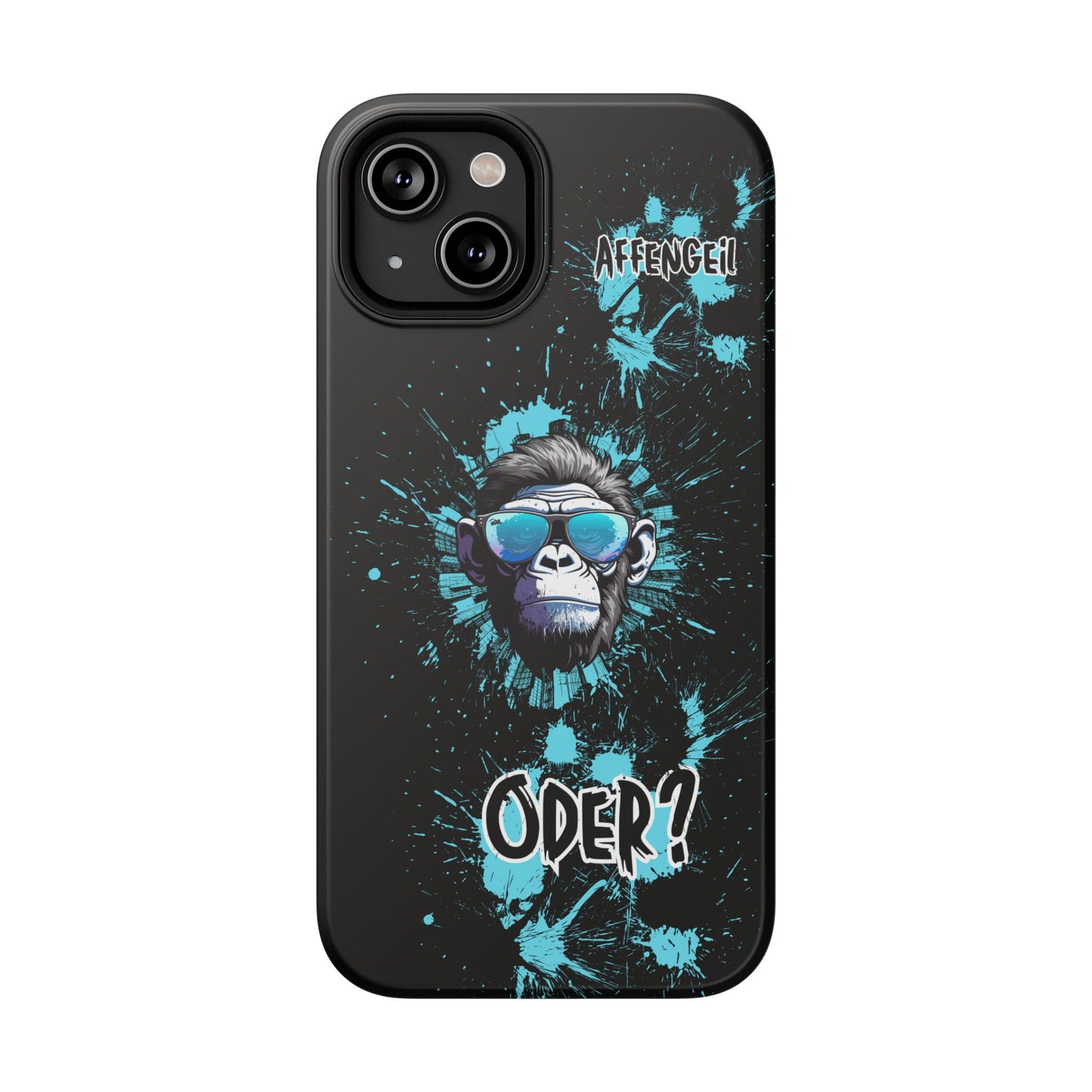 Affengeil - oder? Trendy Gorilla Phone Case - Impact-Resistant, Bold Design for Animal Lovers