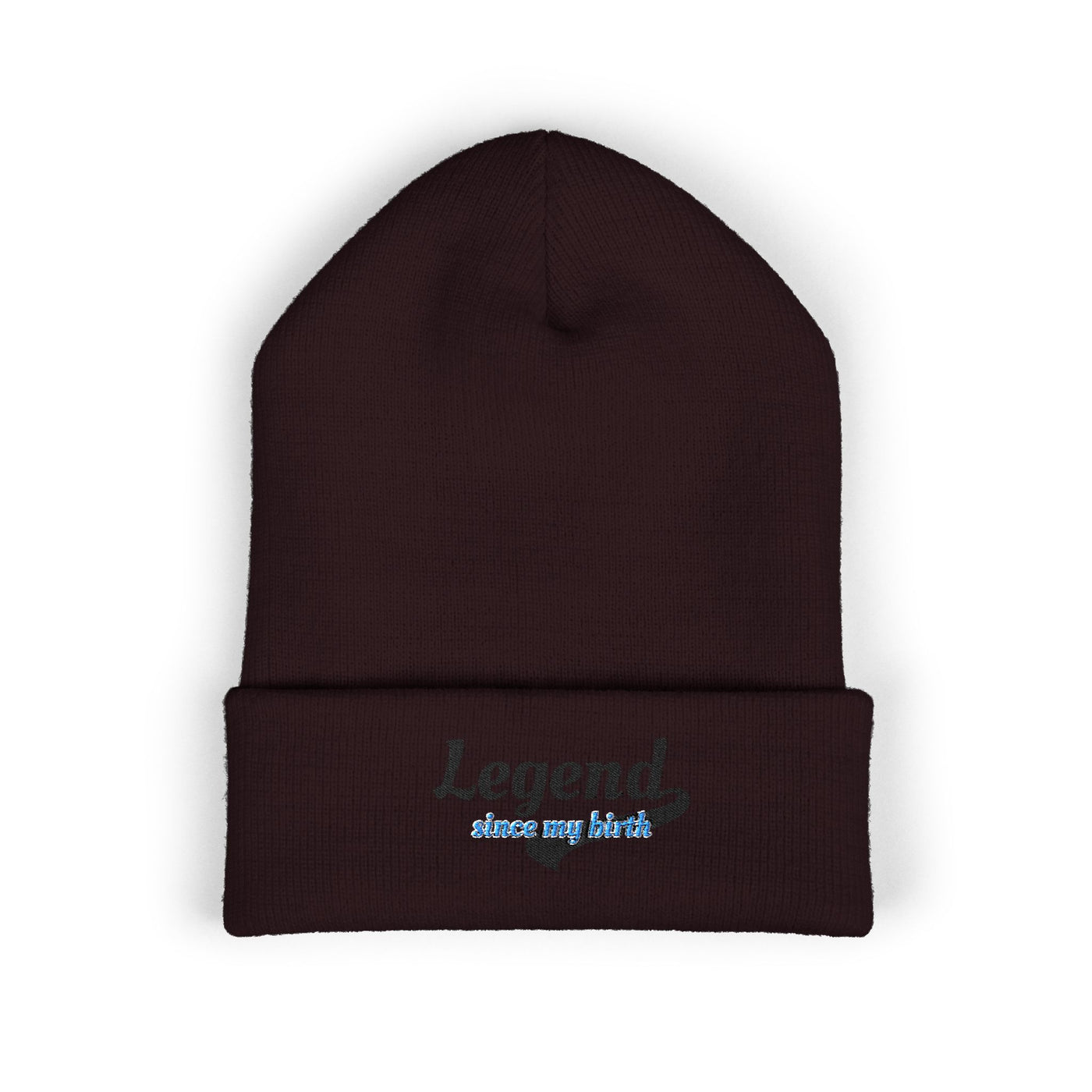 Legend Beanie - Classic Cuffed Hat, Unisex Beanie