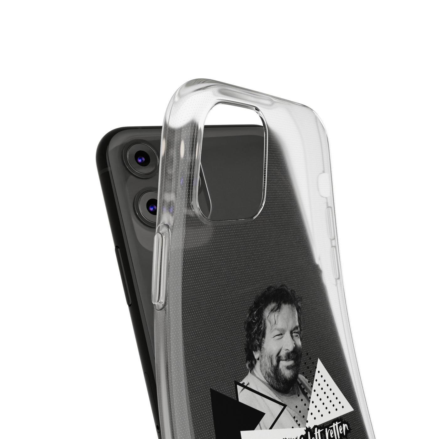 Handyhülle Unique Phone Cover, Ich wollte die Welt retten, dann gabs Mittag