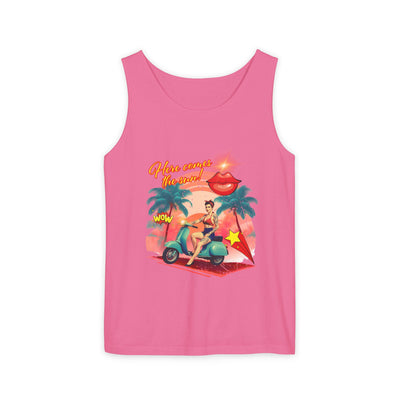 Retro Summer Vibes Tank Top Here comes the sun