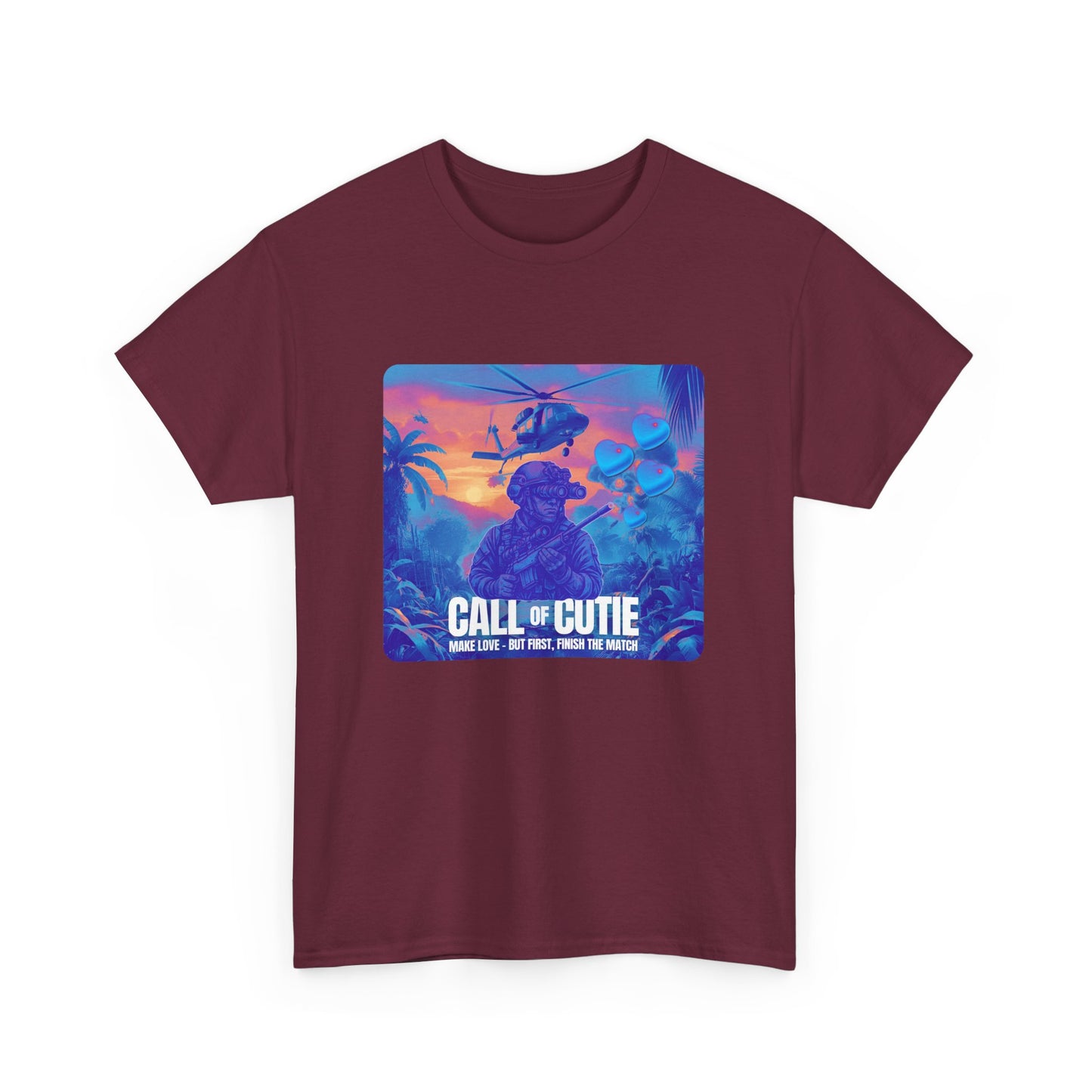 Retro Call of Cutie Unisex Oversized Boxy Tee - Chill Vibes for Game Lovers 