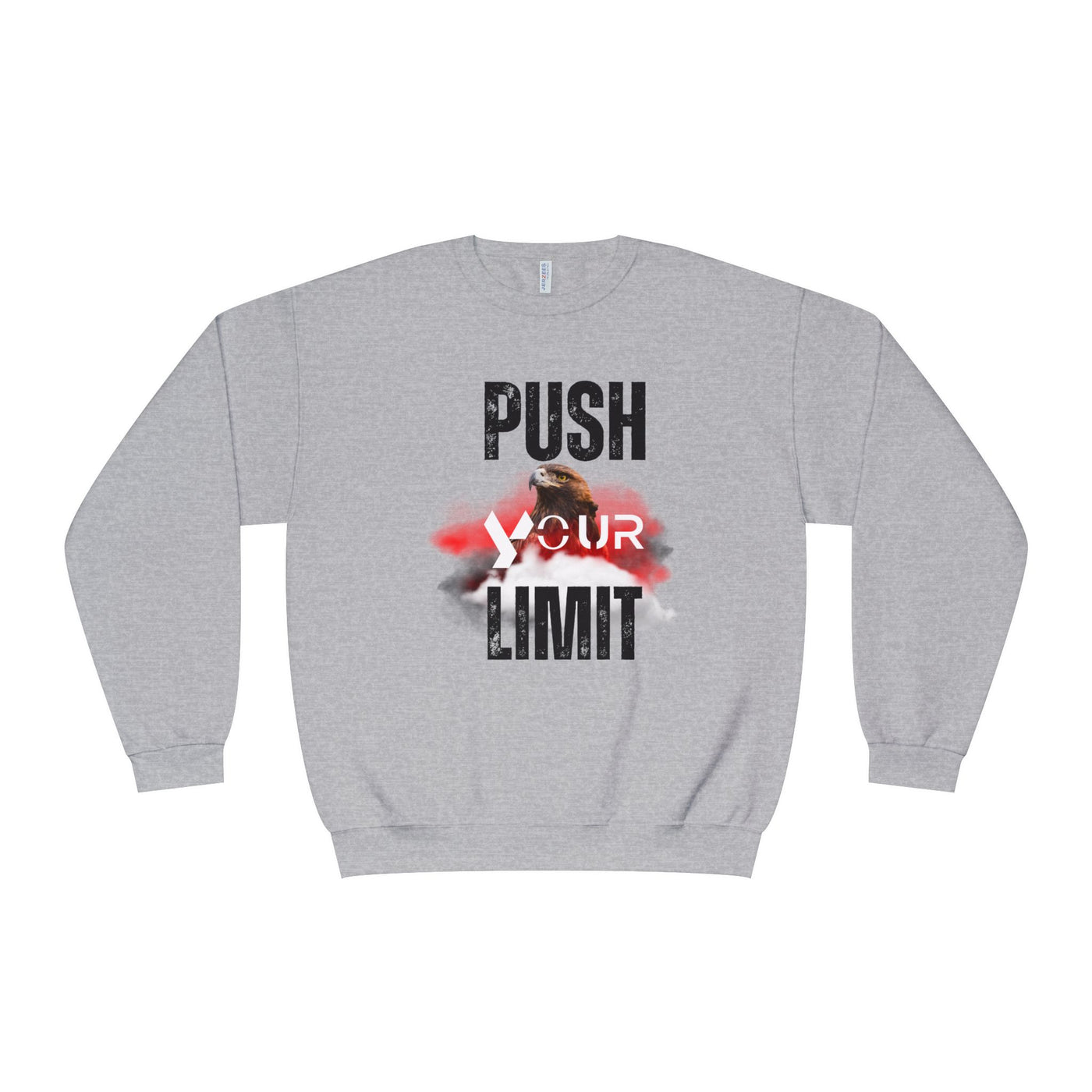 Motivational Crewneck Sweatshirt - "Push Your Limit" 