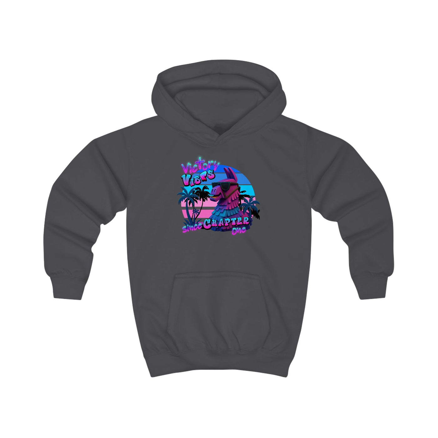 Kids Hoodie Fortnite - Victorious Vibes since Chapter Design, Trendy Youth Apparel